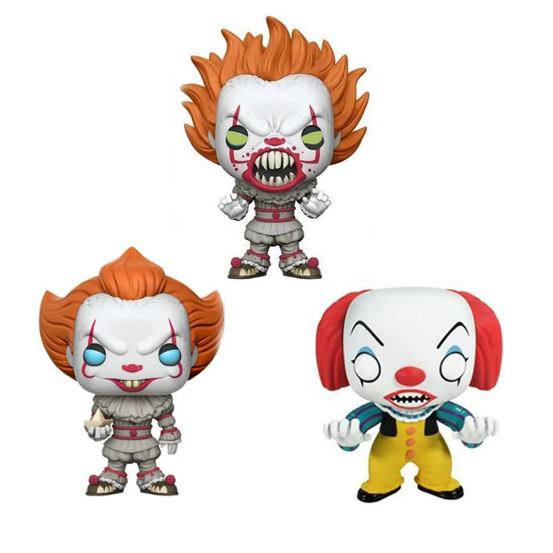 

Movie Stephen King's It Joker Clown Character PENNYWISE Vinyl Dolls Figure Toys