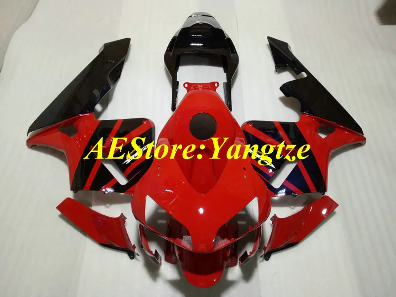 

Motorcycle Fairing kit for HONDA CBR600RR 03 04 CBR600 CBR 600RR F5 2003 2004 Hot red gloss black ABS Fairings set+gifts ZQ46