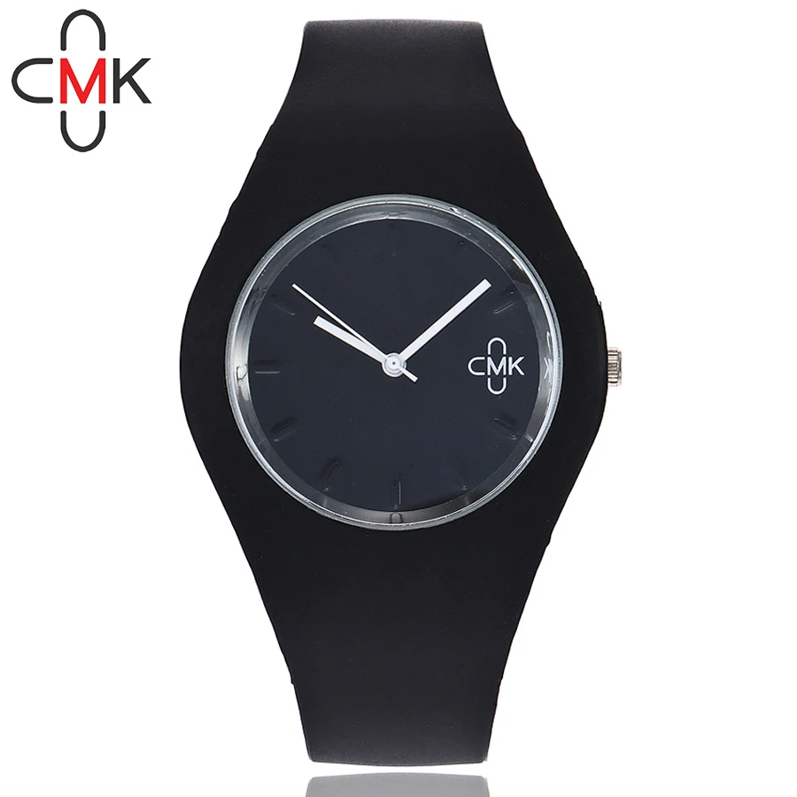 

Fashion Women Silicone Sport Watch Casual Ladies Wristwatch Female Hot Quartz Watches Gift Clock CMK Brand Relogio Feminino Hot