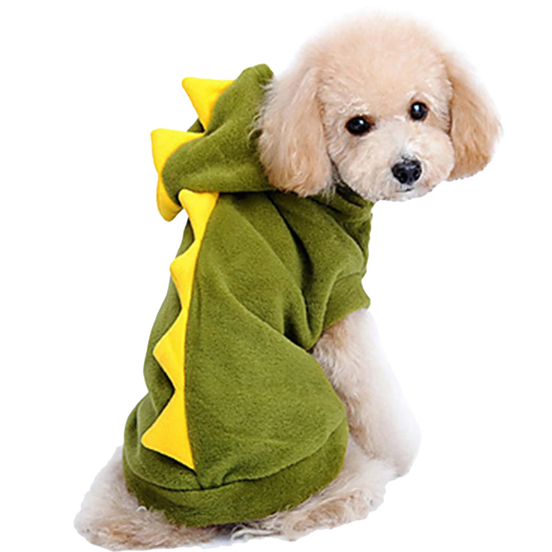 Autumn Winter Green Soft Fleece Dog Clothes Pet Dog Clothes Coral