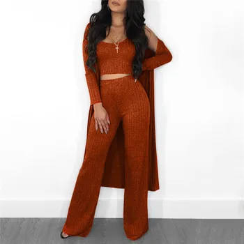 

Three Piece Suit 2018 New Women Classic Leisure Trench Pants Suits Elegant Fashion 2 Piece Sets Chic Female Casual Tracksuits