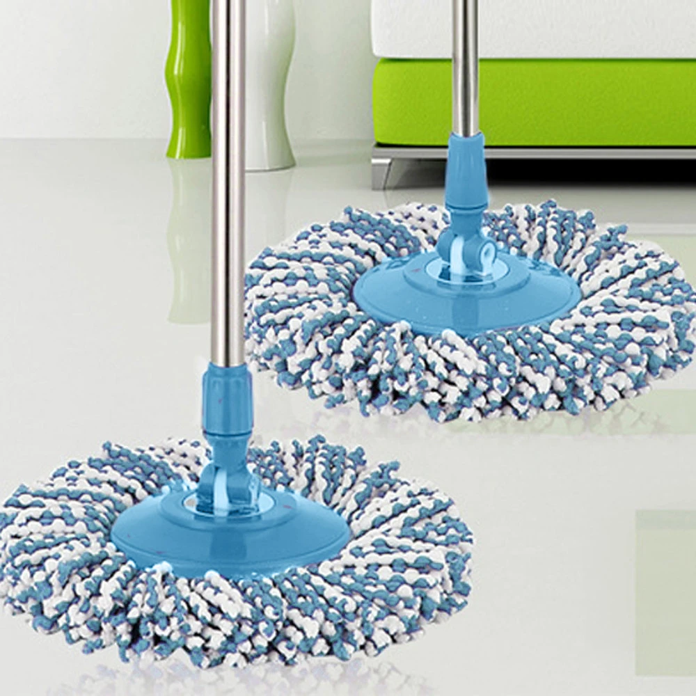 

Replacement 360 Rotating Head Easy Magic Microfiber Spinning Floor Mop Head Cleaning Cloths
