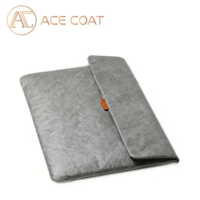 ACECOAT DuPont бумажный чехол для ноутбука с ручкой и карманами для MacBook Air/Pro 13,3 16 чехол для ноутбука macbook pro 16 чехол - Цвет: Grey