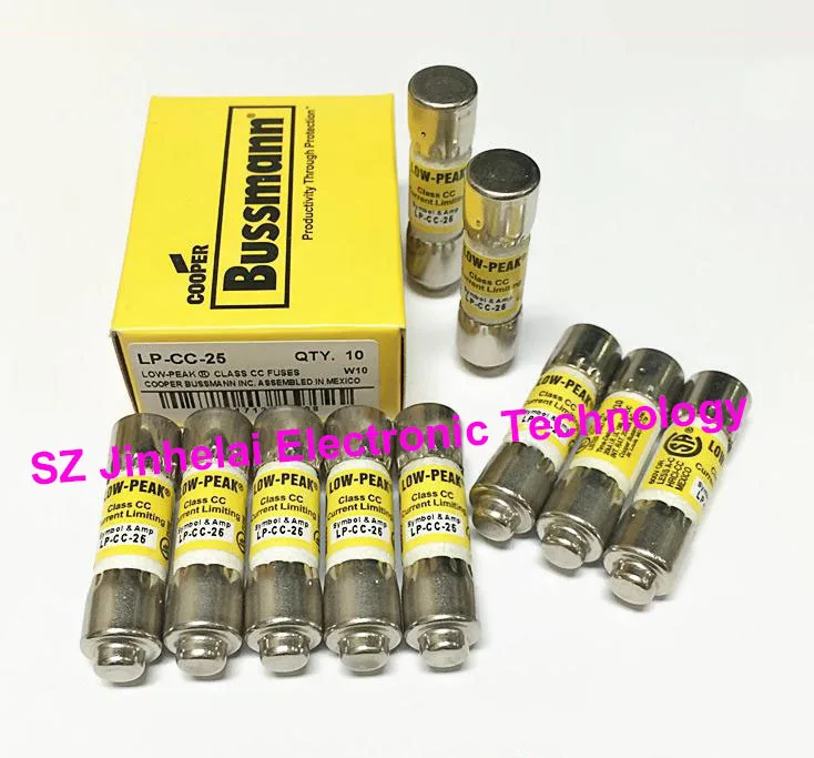 

New and original LP-CC-25 TIME-DELAY FUSES 25A 600V 10*38mm