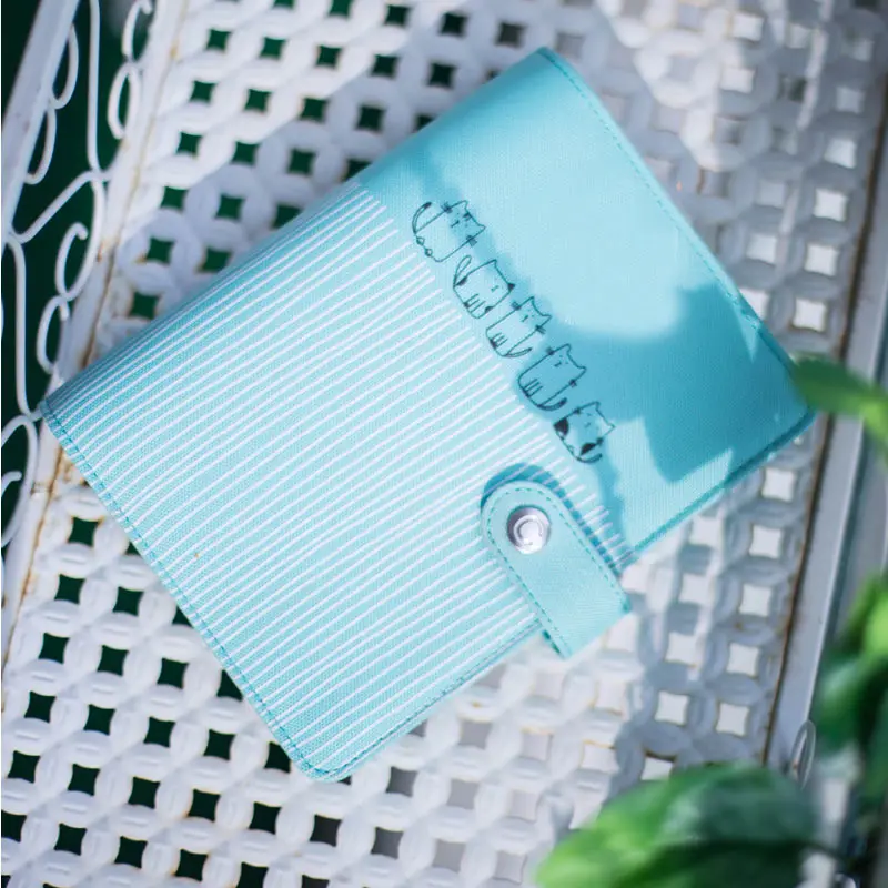 2019 New Arrive Creative Diy Mint A6 Cat Planner Loose leaf Binder Notebook | Канцтовары для офиса и дома