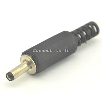 

100 Pieces Male DC power plug Jack Adapter Connector Plastic Cover adapter 1.35mm x 3.5mm High quality !