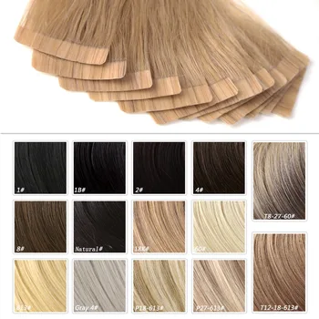 Neitsi Straight Skin Weft Adhesive Hair Non-Remy Tape In Human Hair Extensions 16 5