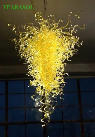 Us 840 0 30 Off Contemporary High Ceiling Commercial Led 110v 240v Hand Blown Glass Chandelier Large In Chandeliers From Lights Lighting On