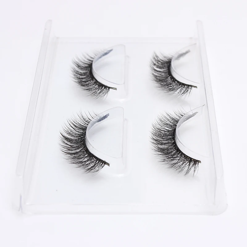 LEHUAMAO 2 Pairs 3D Mink Lashes Natural Long False Eyelashes Dramatic Volume Fake Lashes Makeup Eyelash Extension Silk Eyelashes LEHUAMAO 2 Pairs 3D Mink Lashes Natural Long False Eyelashes Dramatic Volume Fake Lashes Makeup Eyelash Extension Silk Eyelashes