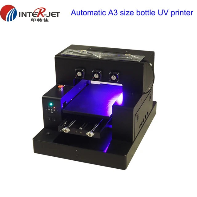 Cheap 2018 Update 3D Inkjet Cylinder Bottle PVC card etc A3 size UV Printer Cheap 2018 Update 3D Inkjet Cylinder Bottle PVC card etc A3 size UV Printer