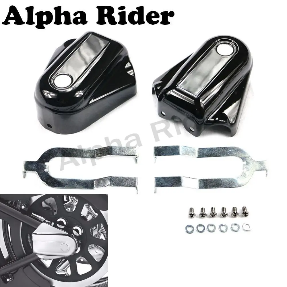 ABS защита задней крышки осей для Harley Softail Cross Bones FLSTSB Slim FLS Heritage Classic FLSTC Deluxe FLSTN 2008