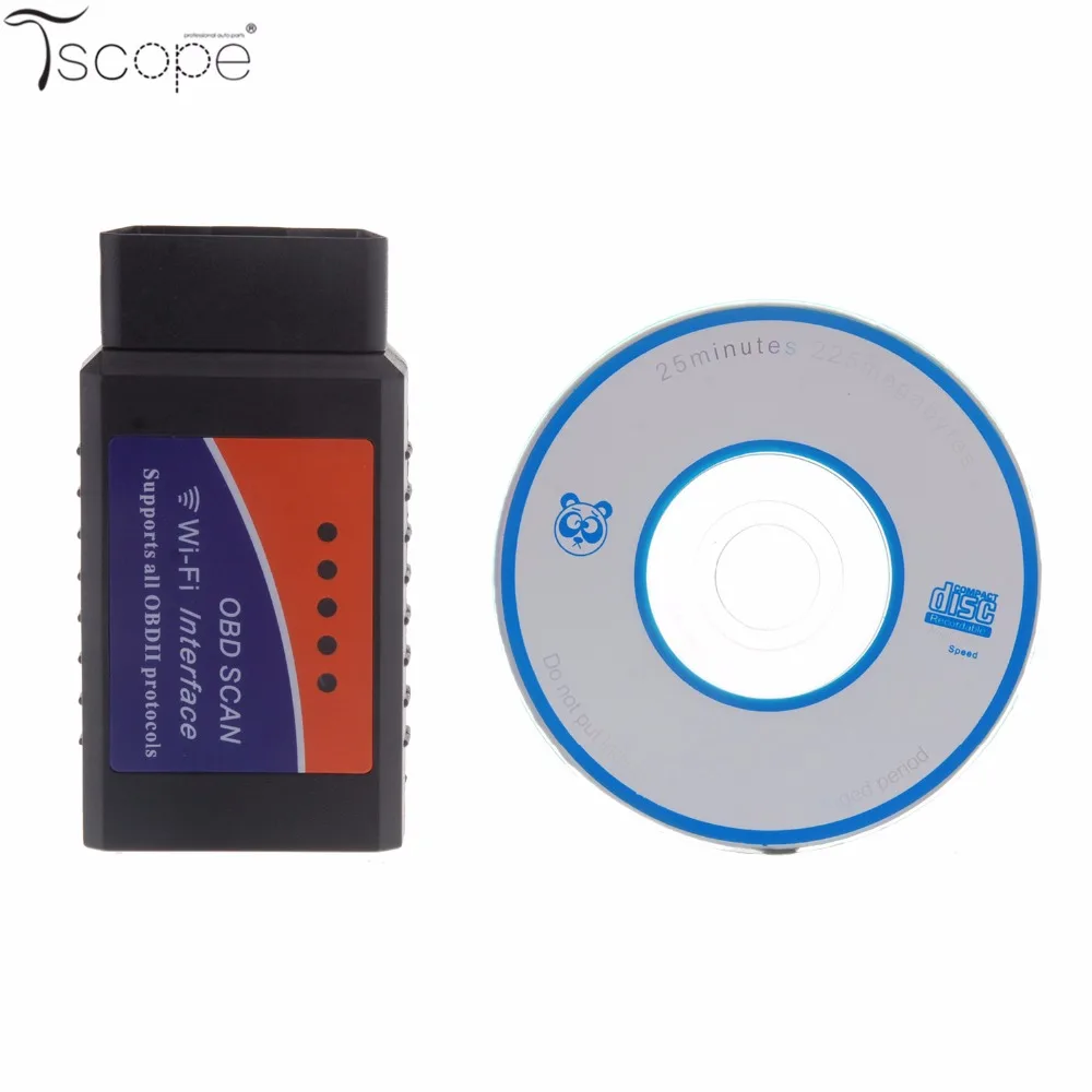 ELM327 Интерфейс OBD2 Can-bus Сканер V1.5 Wi-Fi ELM 327 OBD II Поддержка Android/IOS/PC система
