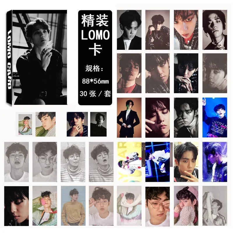 Youpop KPOP Fan EXO K M EX'ACT Точная монстра счастливый альбом ломо карты POP Новая мода
