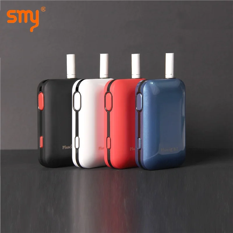 

SMY Pluscig B2 2200mAh Heating Box Kit TCR Heat Stick Vaporizer for 1qos cigarette tobacco cartridge VS KeCig 2.0 Plus KeCig 4.0