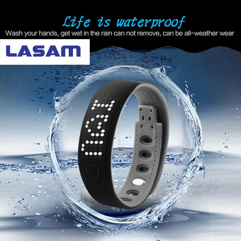 B17 LED Smart Wristband Healthy Sports Bracelet Waterproof Wrist Band Remote Camera Bluetooth for iPhone 7