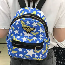 Wonder Woman Малый Сумка рюкзак высококачественные рюкзаки для девочек-подростков мальчиков школьная сумка рюкзак mochila