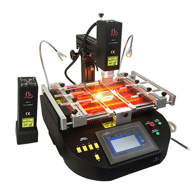 

LY OMEGA XD Universal BGA Rework Station Hot Air and Infrared 2 in 1 Soldering Reballing Machine