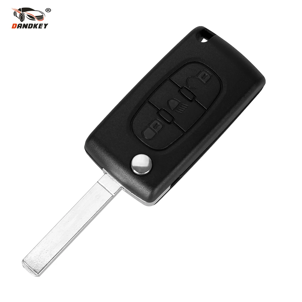 Dandkey 10pcs Ce0536 Va2 Uncut Blade 3 Button Folding Flip