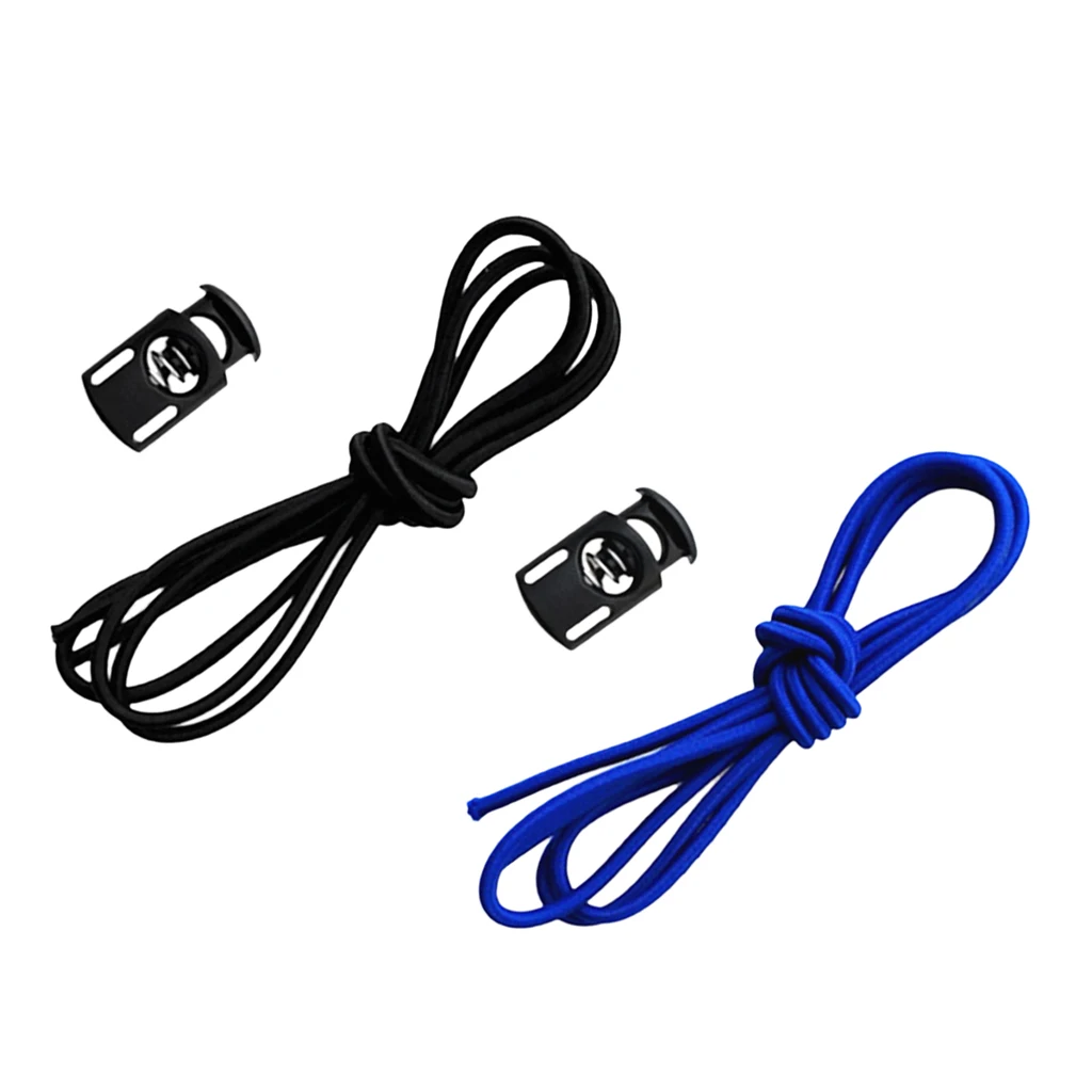 

2 Pieces Strong Rubber Universal Swimming Goggles Swim Glasses/Dive Mask Elastic Strap & Cord Lock Stopper