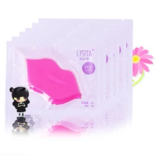 Косметическая маска для губ LISITA, 1 шт., кристаллическая коллагеновая маска для губ против морщин, увлажняющая эссенция от старения против морщин