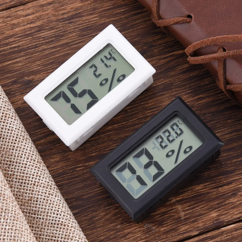 

Mini LCD Digital Thermometer Hygrometer Tester Temperature Humidity Detector Baby Environmental Measuring Gauge