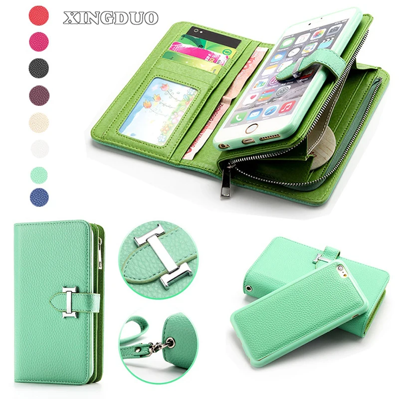 bilder für Xingduo pu leder für iphone 7 case halten karte reißverschluss abnehmbare handtasche münze brieftasche case für iphone 7 7 plus 6 s plus se 5 5 s bilder für Xingduo pu leder für iphone 7 case halten karte reißverschluss abnehmbare handtasche münze brieftasche case für iphone 7 7 plus 6 s plus se 5 5 s