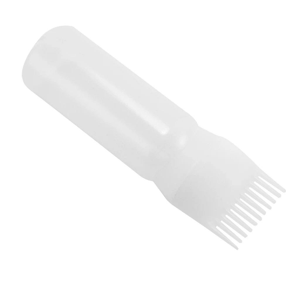 120ml Plastic Hair Dye Shampoo Bottle Applicator with Graduated Brush