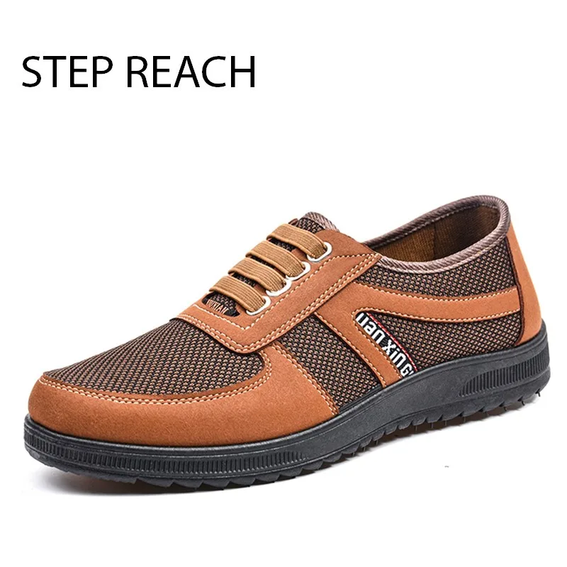 

STEPREACH Brand shoes men adult rubber solid Slip On flats breathable comfort tenis masculino adulto sapato zapatos hombre sneak