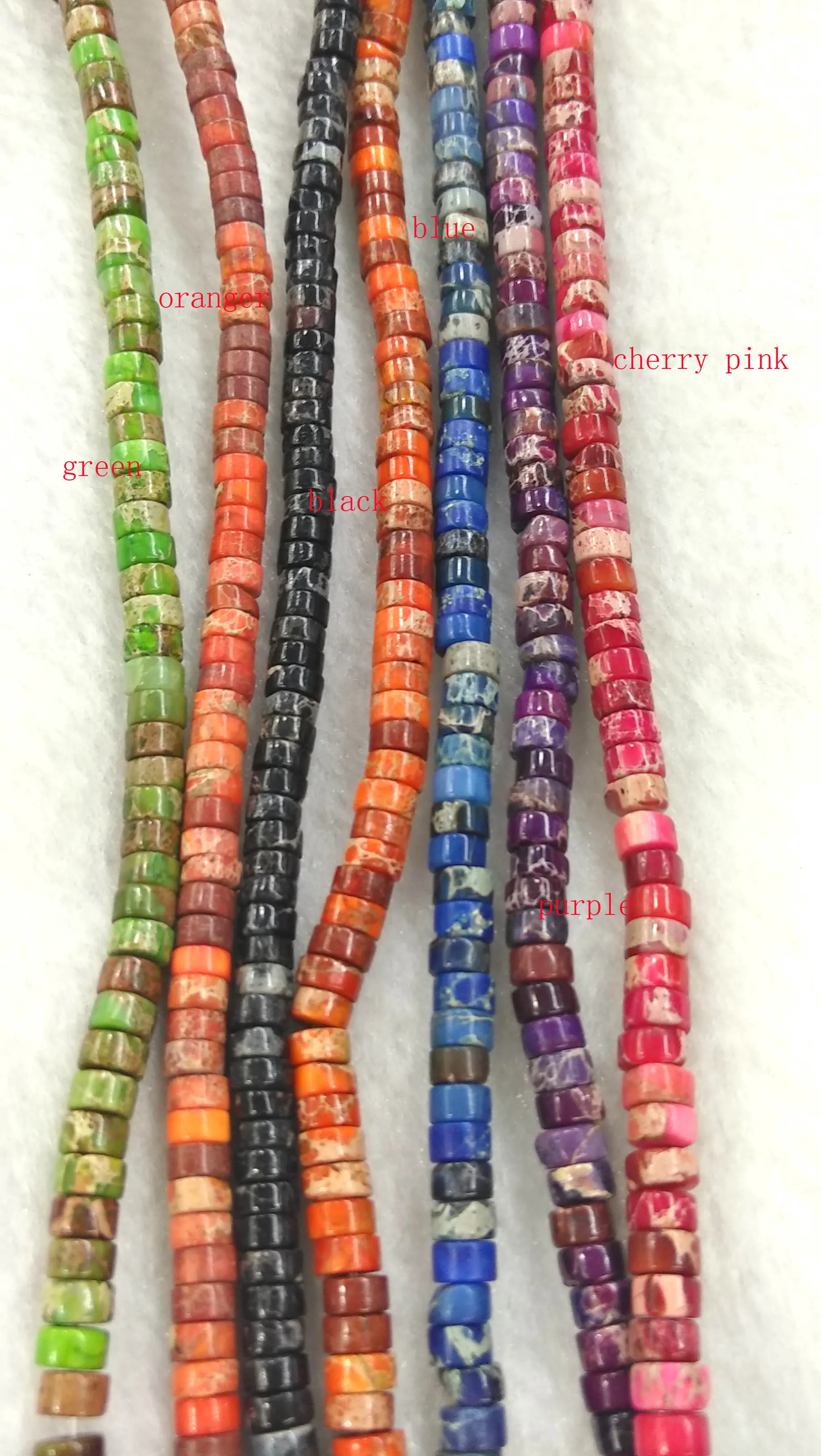 

Black Jet Sea Sediment Jasper - 4mm - HEISHI bead - 204 beads - full strand - Imperial Jasper Heishi rondelle Spacer beads viole