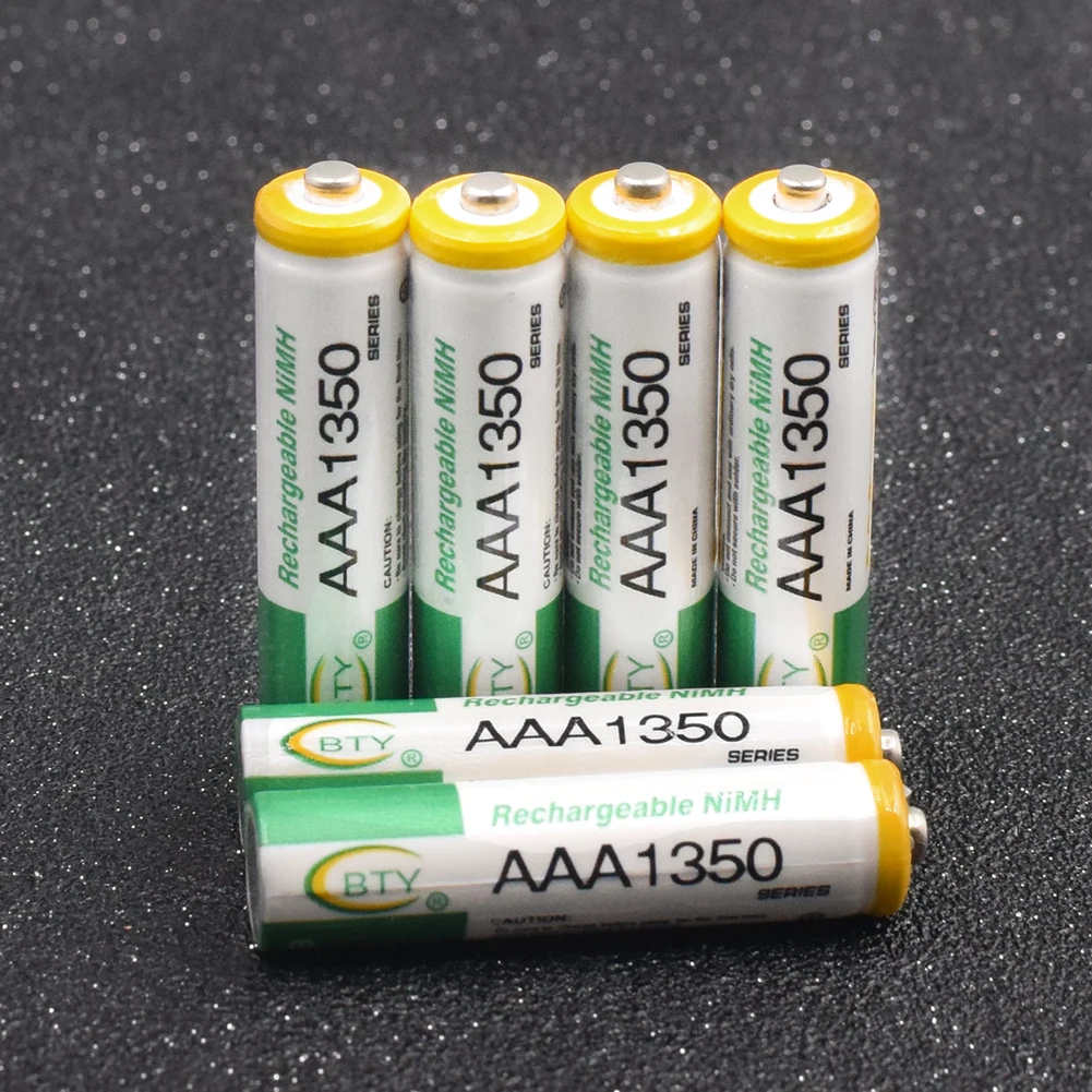 YCDC 4 шт. 1,2 V AA AAA 1000 1350 2000 3000mAH Новая емкость ni-mh перезаряжаемая батарея для фонарика, фонарь, фонарь