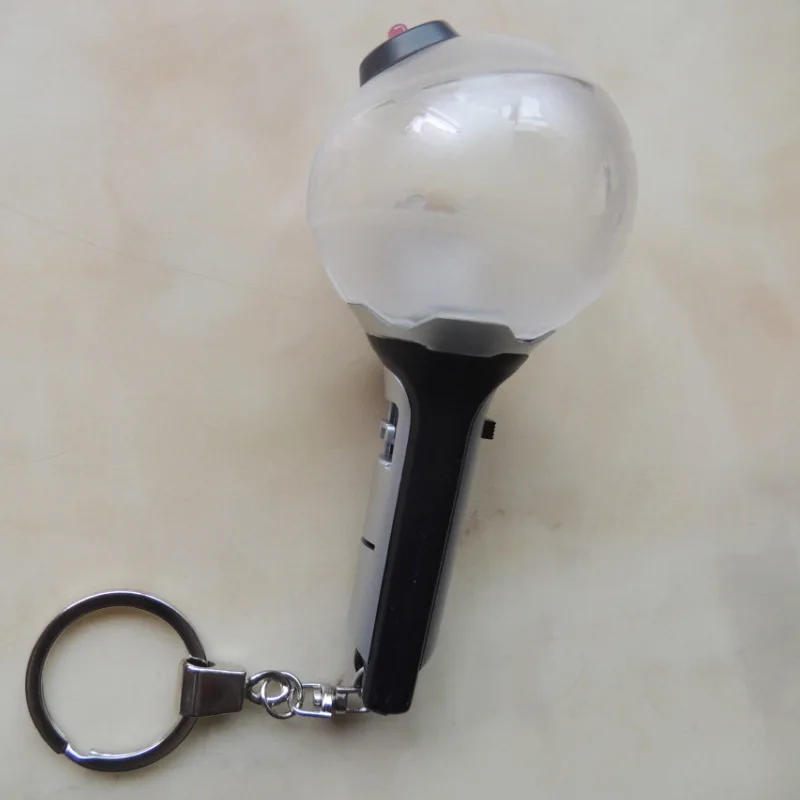 

[MYKPOP]BTS Bangtan Boys Concert Light Stick with Keyring Fans Supporting Lightstick KPOP Fan Gift Collection SA18043014
