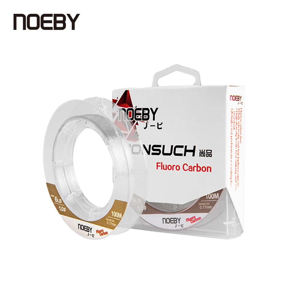 NOEBY 100m 150m 0.8#-8.0# NONSUCH Fluorocarbon Fishing lines 4-32lb Drag Strong Carbon Fiber Fishing Line Rope Fishing Wire