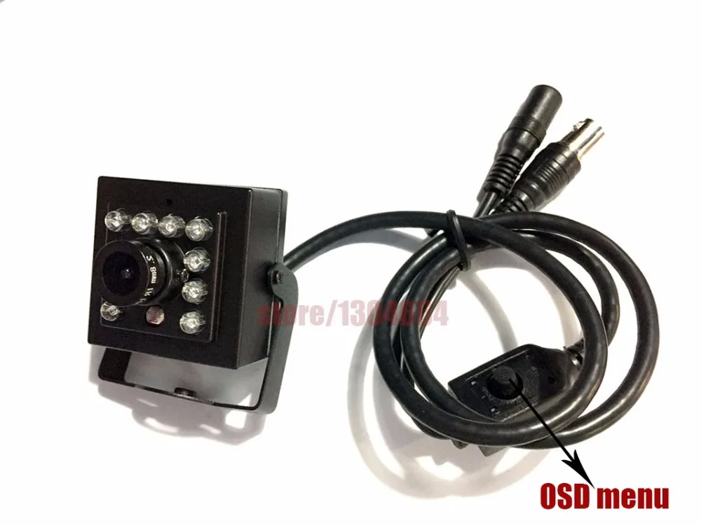 

HD Mini Type OSD Menu AHD1080P/2MP Sony IMX323 Sensor Home Security Indoor infrared 10LED night vision cctv camera free shipping