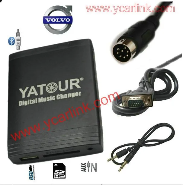 Yatour автомобильный стерео USB SD AUX MP3-плеер адаптер для Volvo C70 S40 S60 S80 V40 V70 XC70 HU-Radio DVD RTI навигация