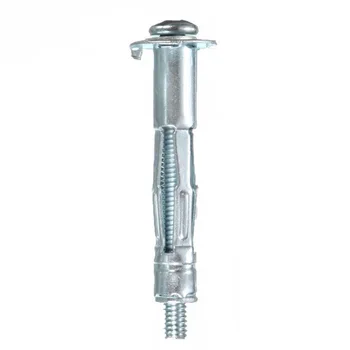 

10x heavy duty Metal Plasterboard Fixings Wall Plugs cavity Size: 38Mm( for 10-16Mm thickness ) Type: M4