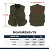 Goture Black/Dark Green Durable Outdoor Fishing Vest Multifunction Life Jacket Waistcoat For Men Lure Fishing Size X XL XXL ► Photo 2/6