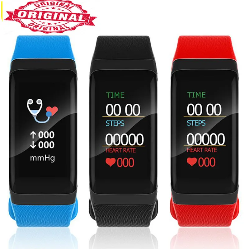 

blood Fitness Bracelet tracker Bluetooth Color Lcd Screen Sport Wrist Band Smart watches Heart Rate Tracker Pk fitbits miband2