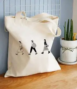 

Retro simple art shoulder bag canvas bag shopping bag school bag