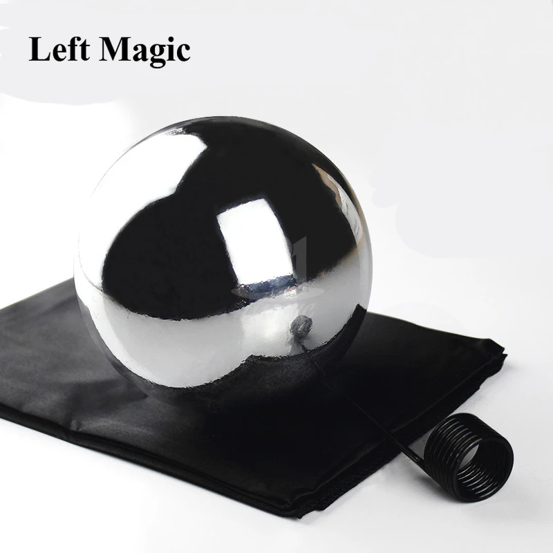 Мяч зомби с фуляром, средний(серебряный цвет) Плавающие фокусы волшебник сценический трюк Иллюзия веселье G8220