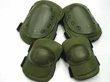 Four pieces / Sets Riding Safety Protector Elbow Roller Suit Tactical Army MILL Kneepad wholesale Field Roller Brace Kneecaps