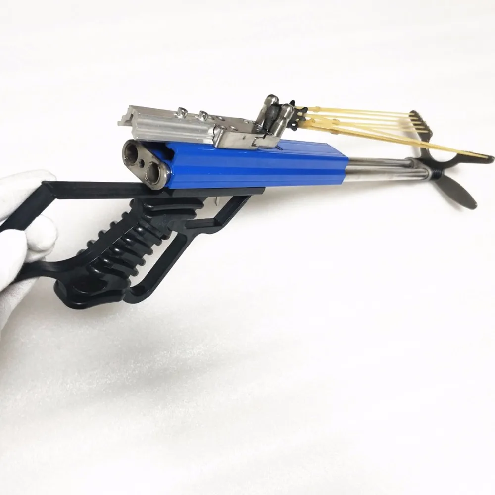 DIY телескопическая Рогатка Наружная игрушка для стрельбы мини Резиновый привод