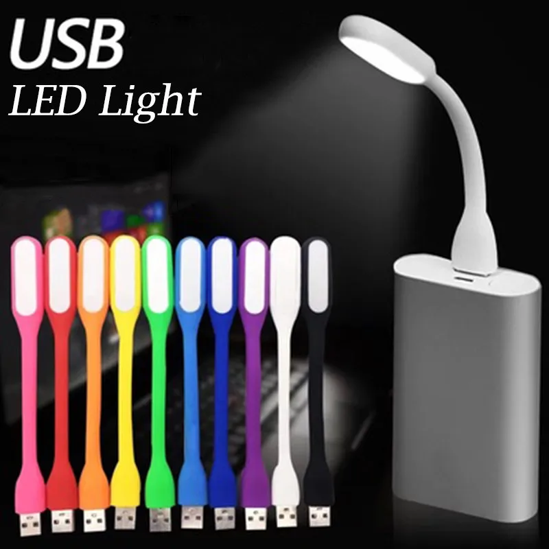 

Mini LED USB Light Book Lamp Flexible LED Night Light Lamp Protable Reading Light for Power Bank Notebook Laptop Tablet PC