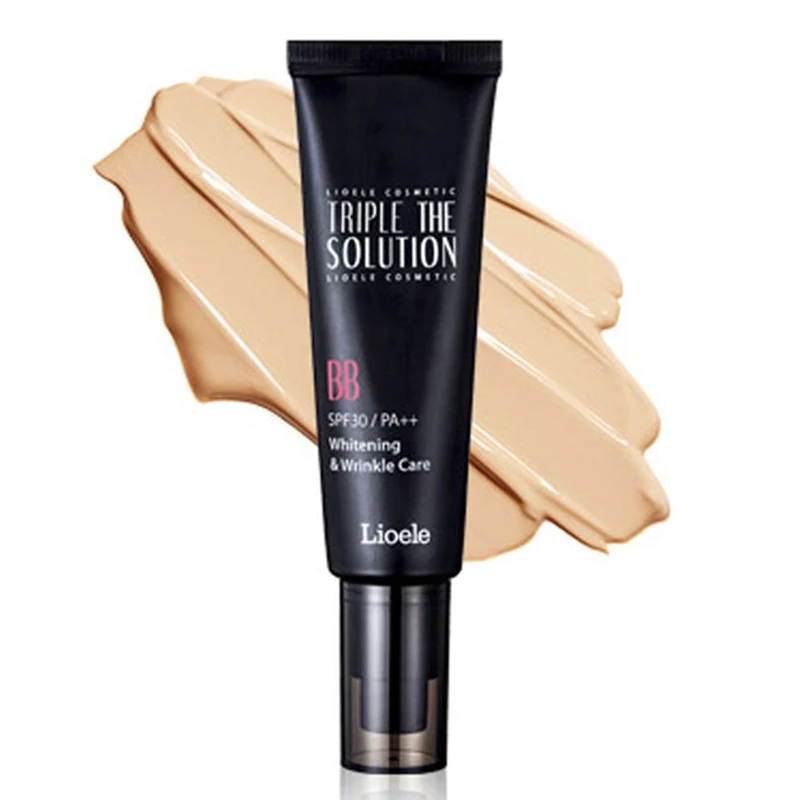 

LIOELE Triple the Solution BB Cream 50ml SPF30 PA++ Concealer Moisturizing Foundation Makeup CC Cream Whitening Korea Cosmetics