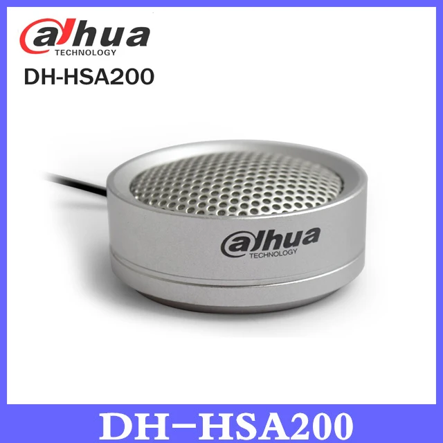 

DH Audio Pickup DH-HSA200 Hi-fidelity Audio Picker Microphone for DH HIKVISION Audio and Alarm Camera HSA200