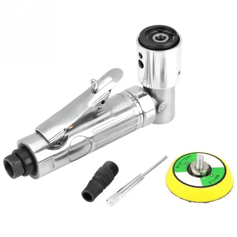 

90 Degree Air Polisher Track Sander Eccentric Polishing Machine Pneumatic Grinding Tool 15000 Rpm