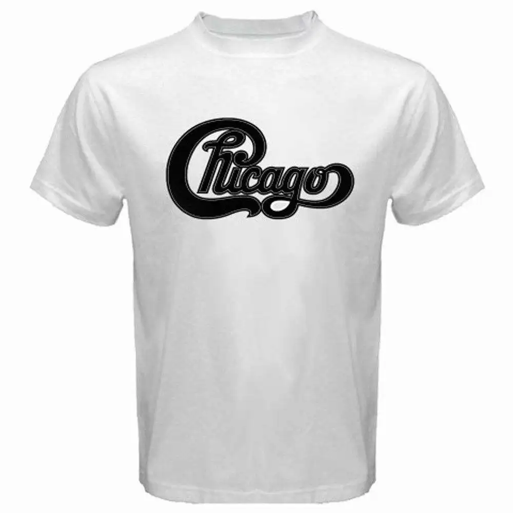 2018 новая брендовая Футболка мужская CHICAGO Band классический логотип концертный тур