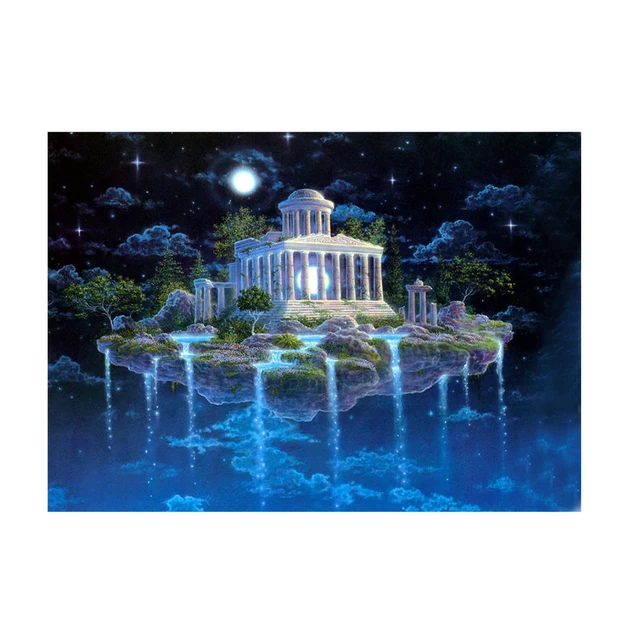 multi patterns castle flowers tiger 5d diamond diy painting craft kit home decoration wall background painting