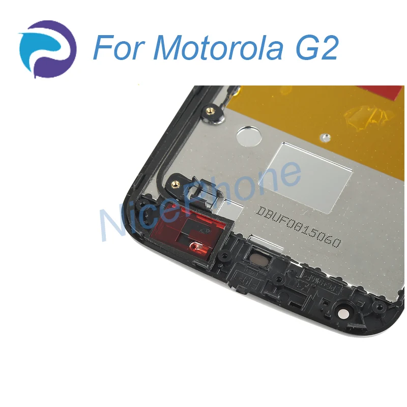 Для MOTOROLA G2 ЖК экран Замена с рамкой Дисплей сенсорный дигитайзер для Moto Gen XT1063 XT1064