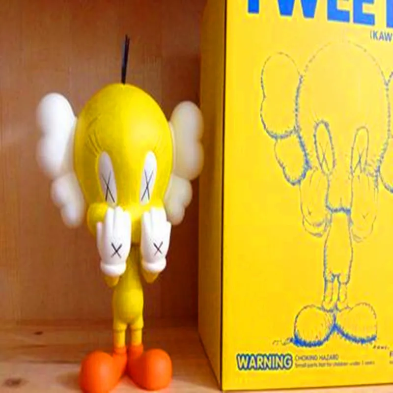 

20CM Originalfake KAWS Dissected Companion Figure Kaws Brian Street Art Bird Toy Original Fake Toys with Box F116