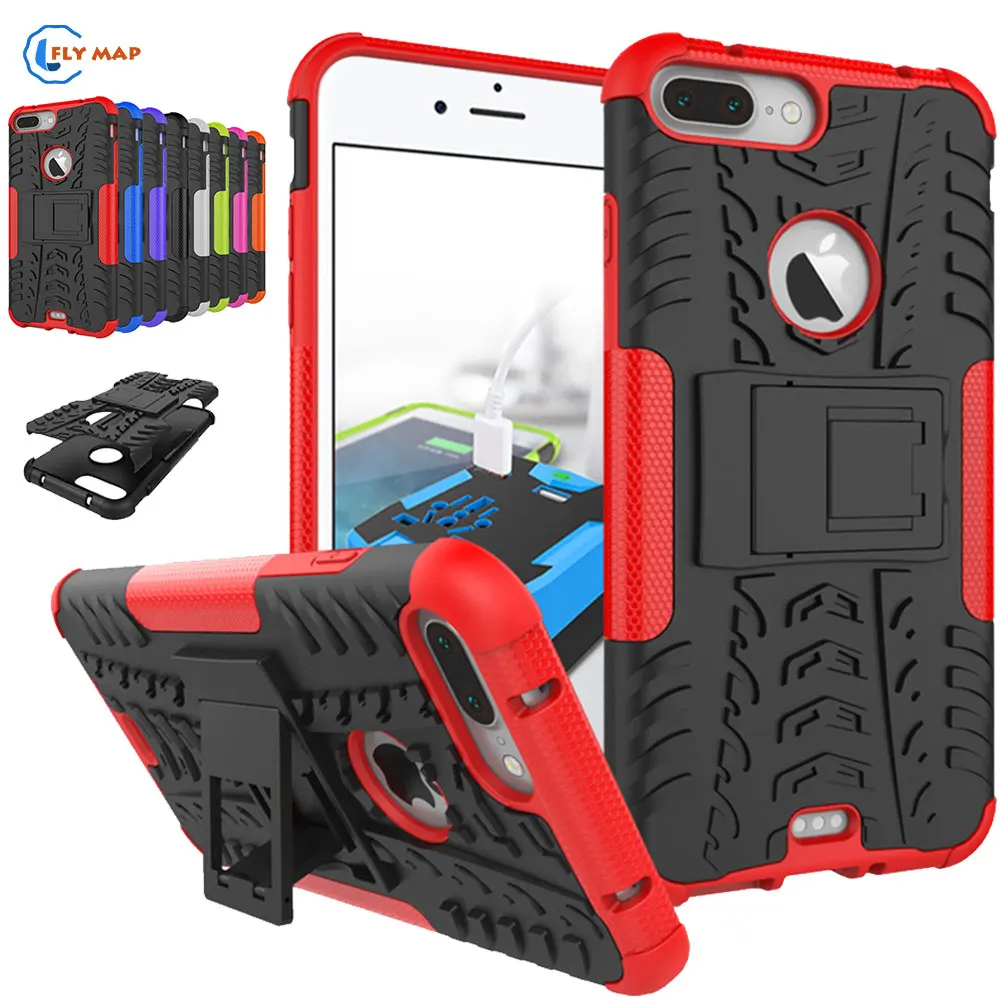 Goedkoop Coque Voor Apple iPhone 7 Plus 5.5 #039; #039;inch Plastic Doos Siliconen TPU Mobiele Telefoon Case Voor Apple iPhone 7 plus Protector Cover Capa